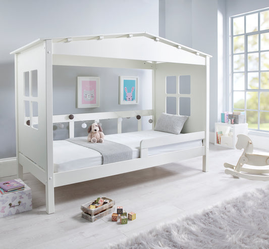 Mento White Wooden Treehouse Child Bed