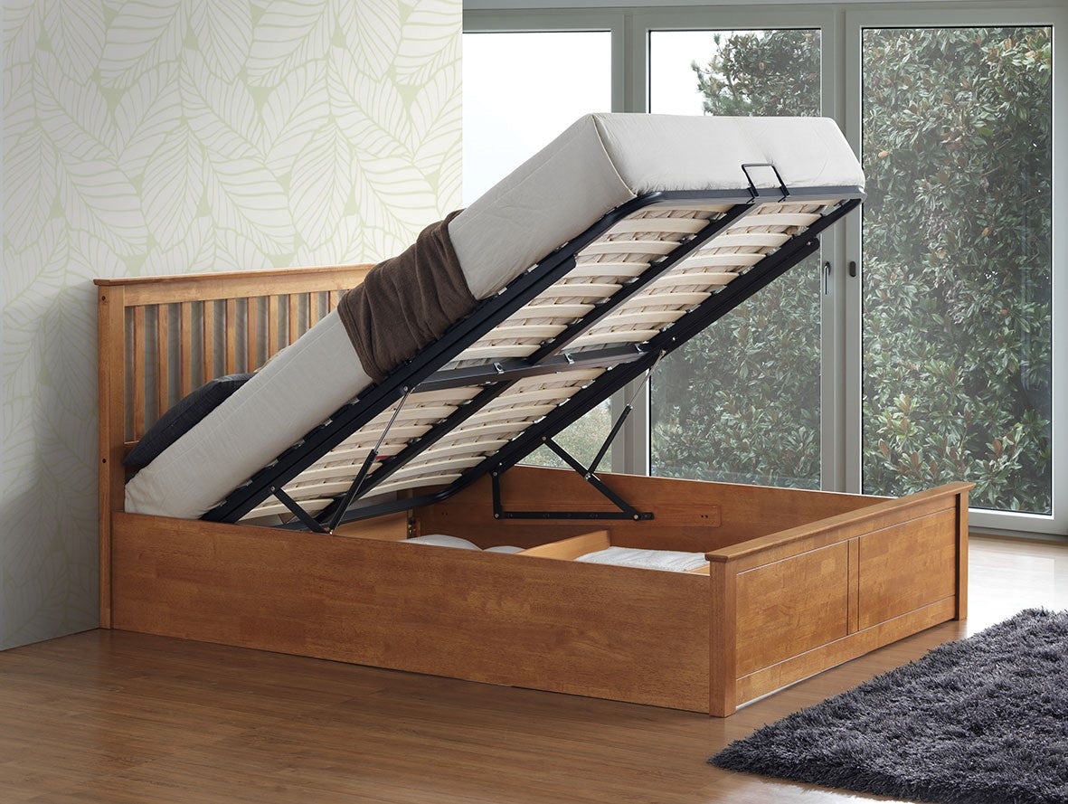 Malmo Wooden Ottoman Bed