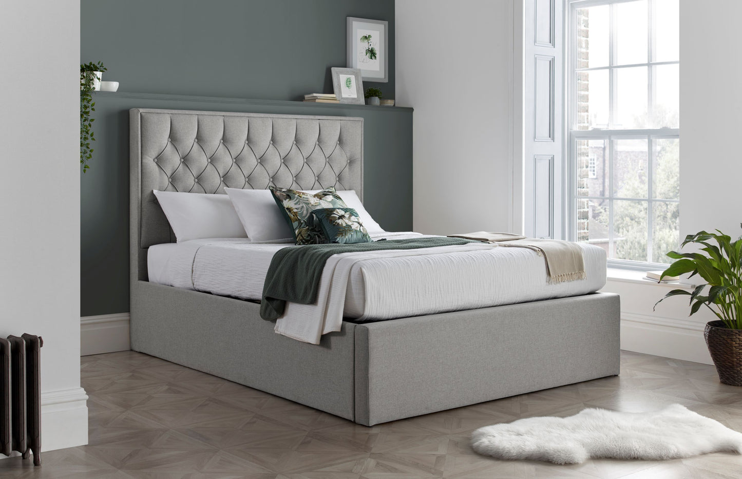 Wilson Fabric Ottoman Bed