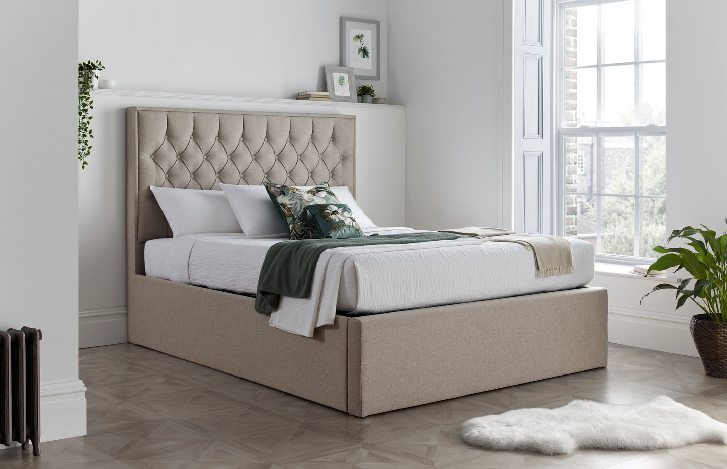 Wilson Fabric Ottoman Bed