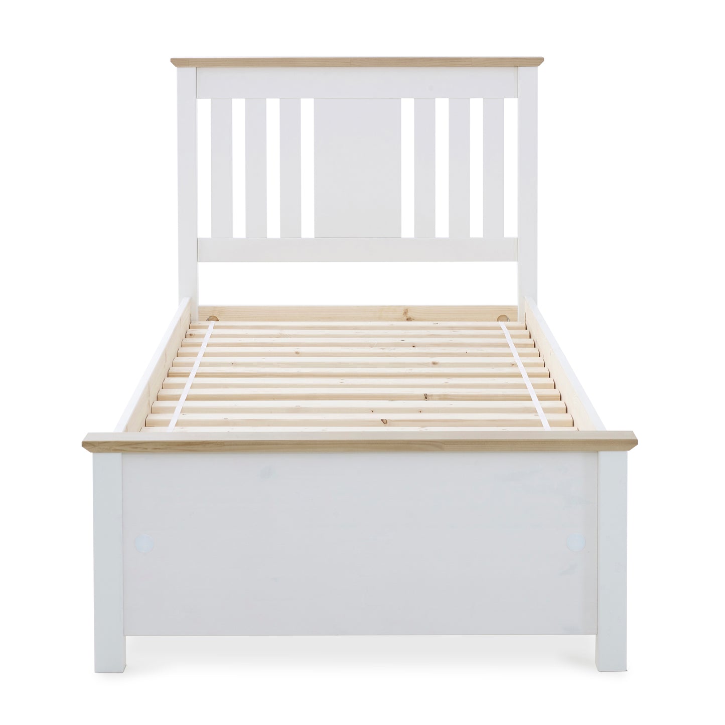 Kid Bed Chester White Solo - Single 190cm x 90 cm (6'3" x 3') White