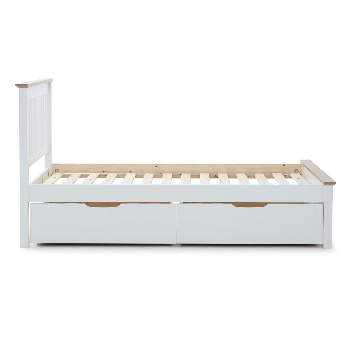 Kid Bed Chester White Solo - Single 190cm x 90 cm (6'3" x 3') White