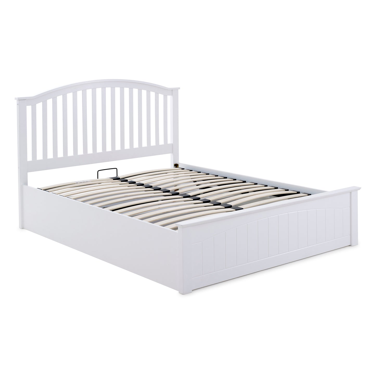 Grayson White Wooden Ottoman Bed