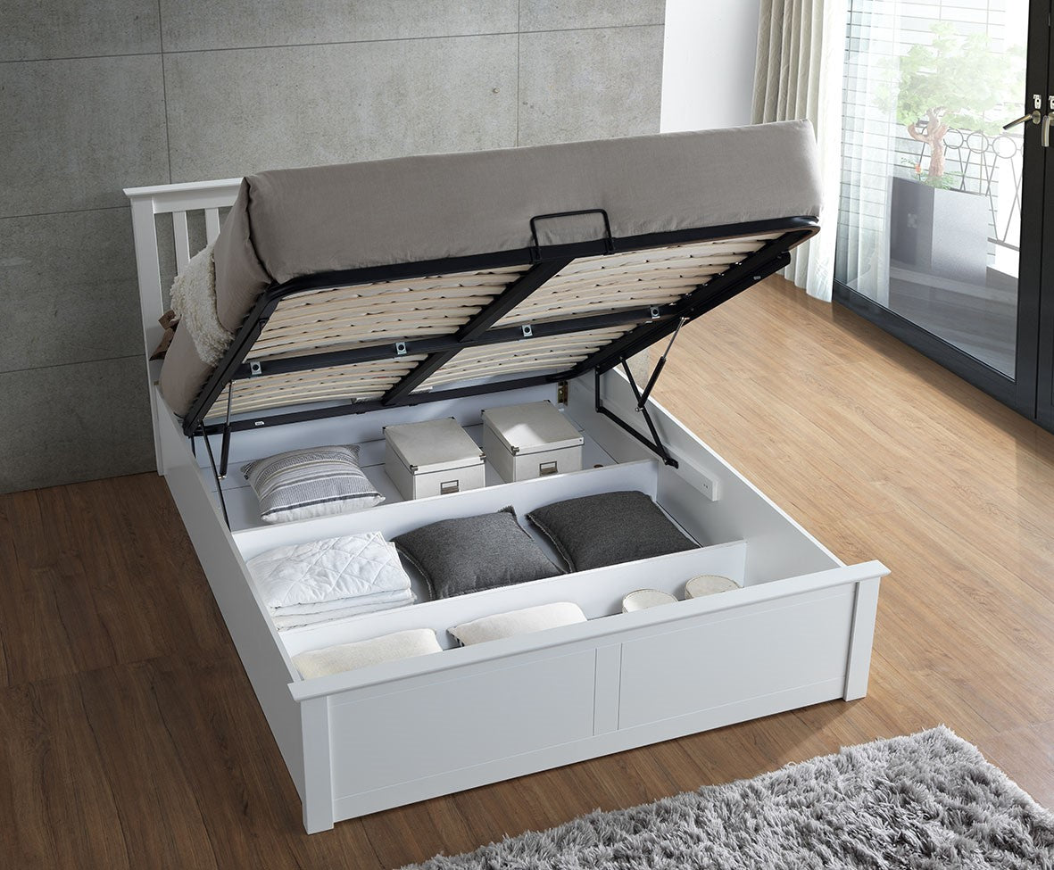 Malmo Wooden Ottoman Bed