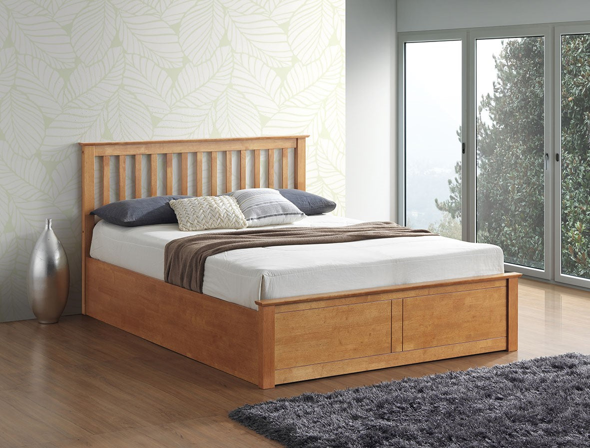 Malmo Wooden Ottoman Bed