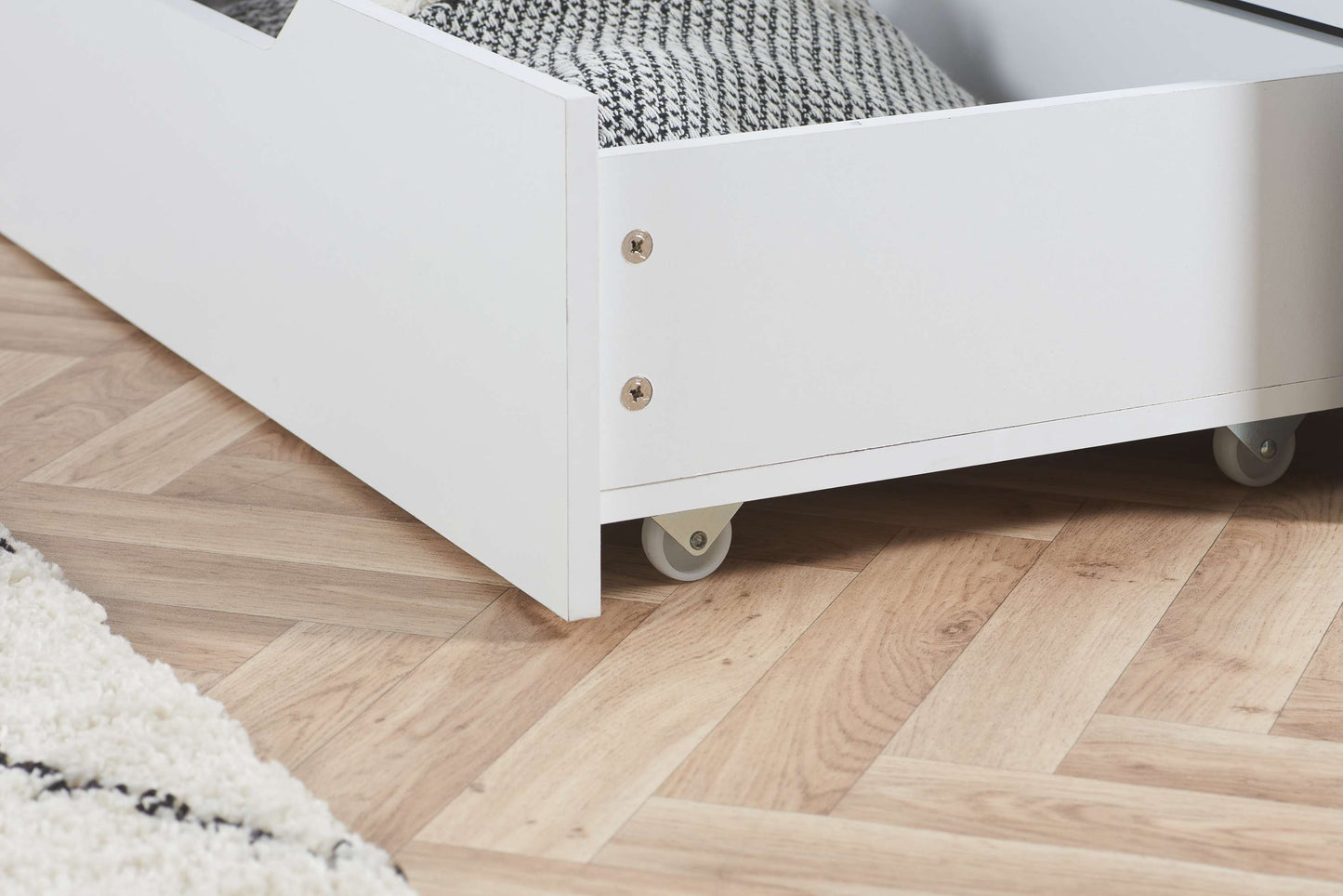 ALFIE Storage Bed White