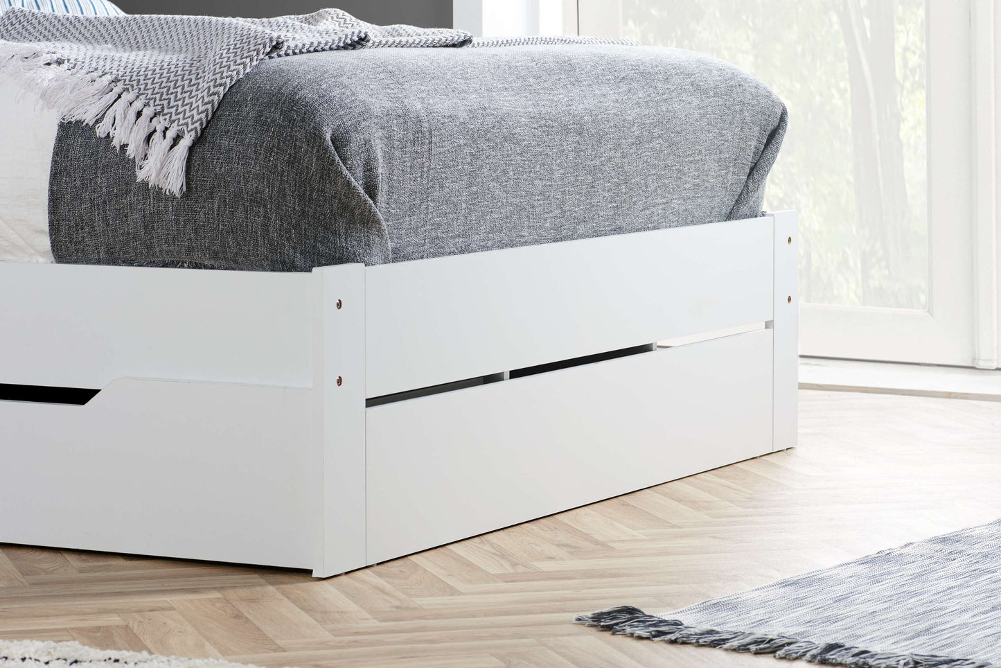 ALFIE Storage Bed White