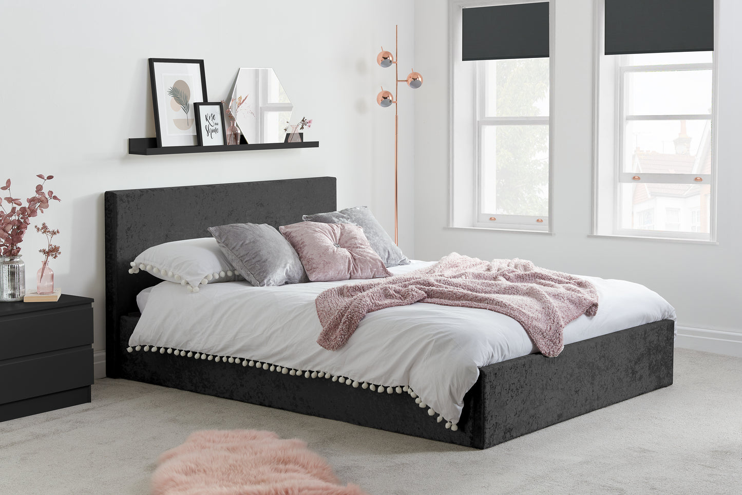 BERLIN Ottoman Fabric Bed