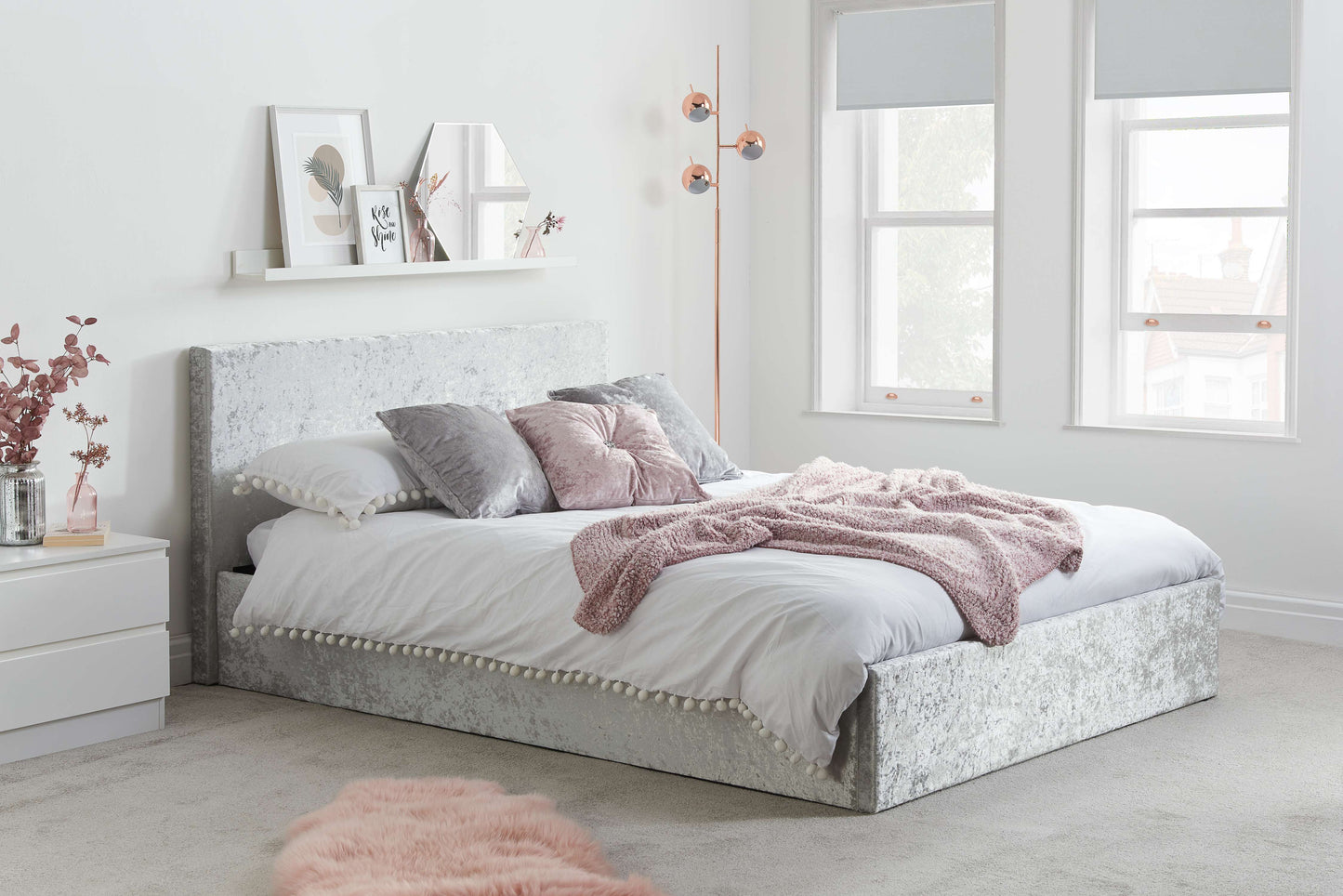 BERLIN Ottoman Fabric Bed