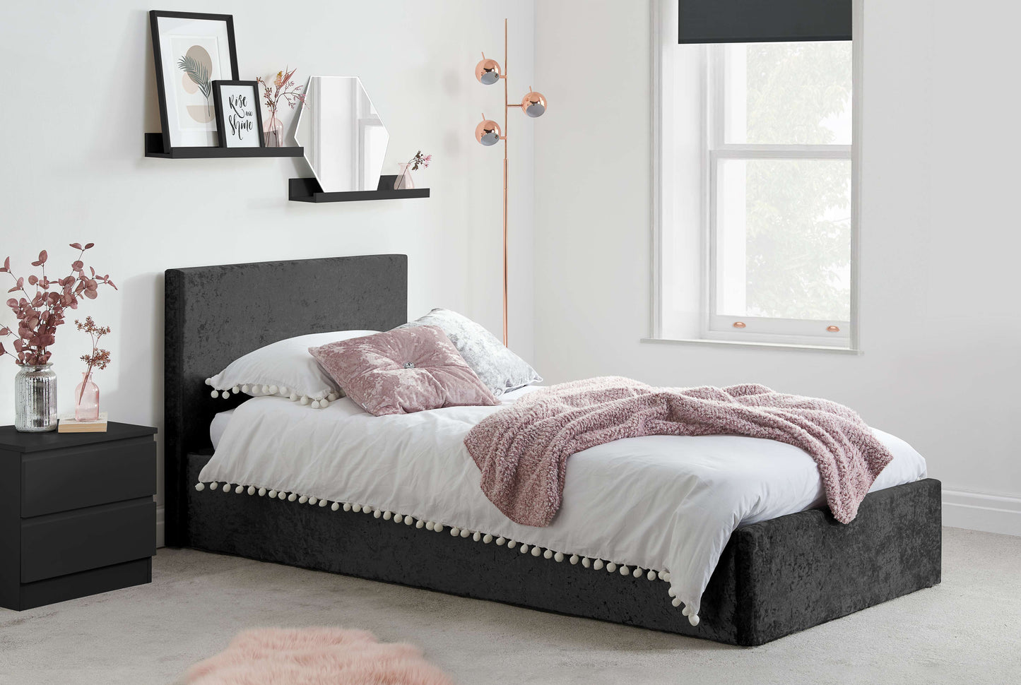 BERLIN Ottoman Fabric Bed