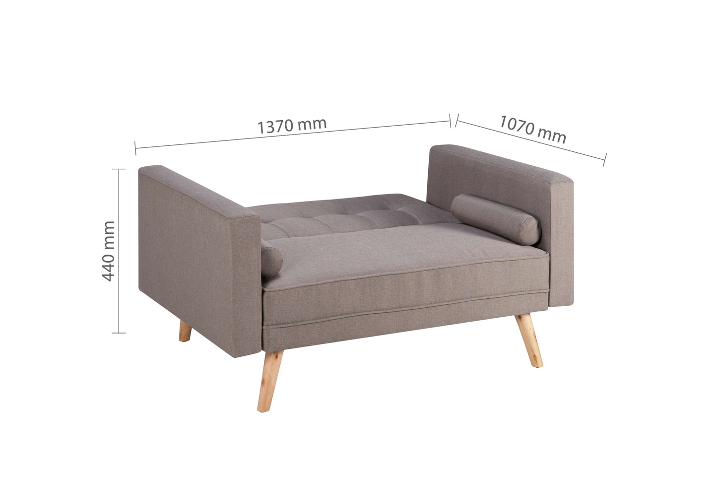 ETHAN Sofa Bed (Grey)