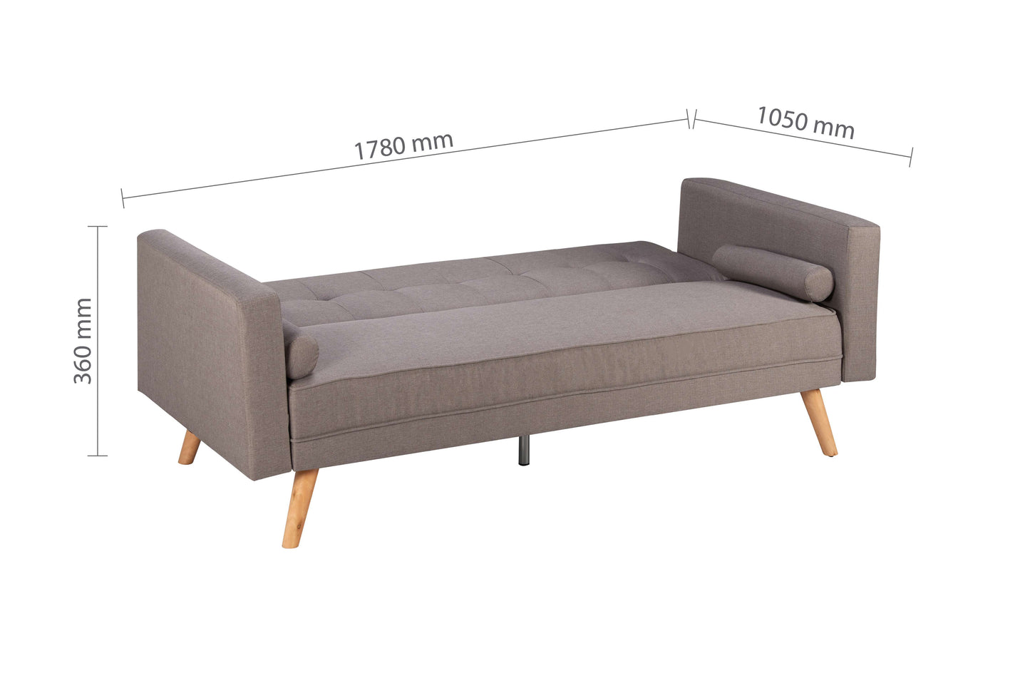 ETHAN Sofa Bed (Grey)