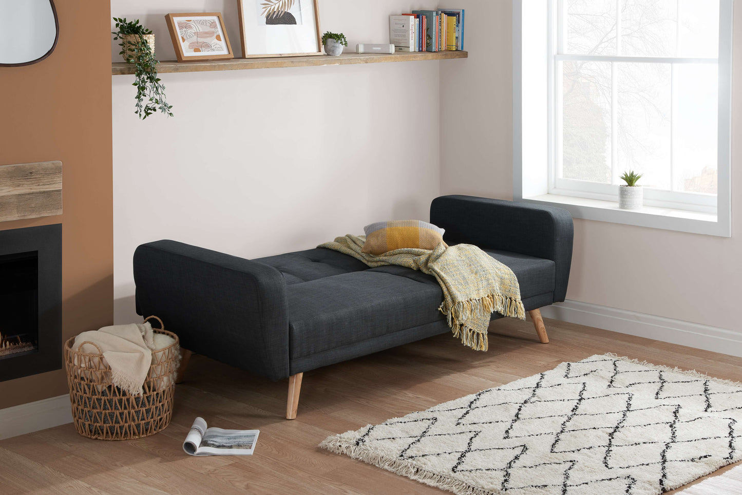 FARROW Sofa Bed Dark Grey