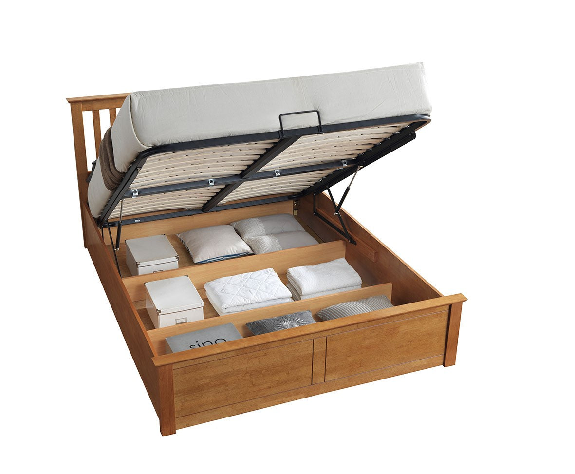 Malmo Wooden Ottoman Bed