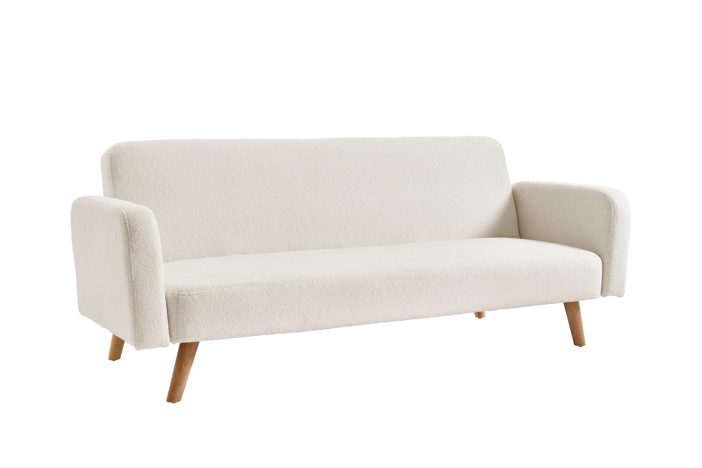 MICAH Sofa Bed Boucle White