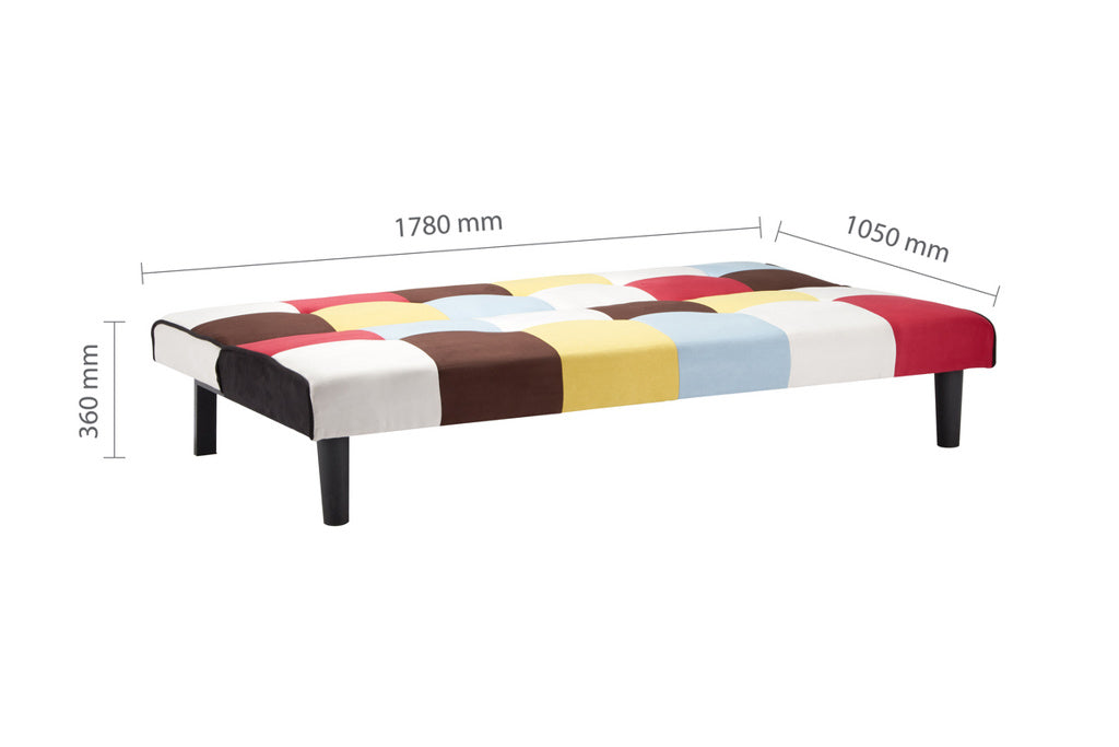 AURORA Sofa Bed - Guest Bed (Pink, Grey, Blue or Rainbow)