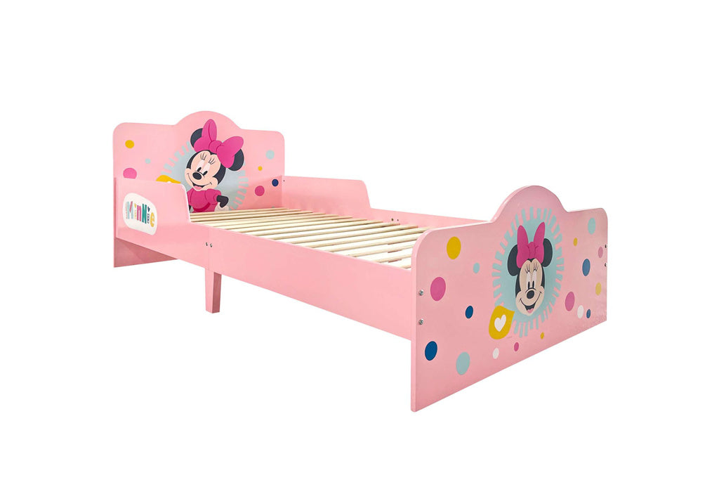 DISNEY MINNIE MOUSE BED - PINK SINGLE BED FOR GIRLS