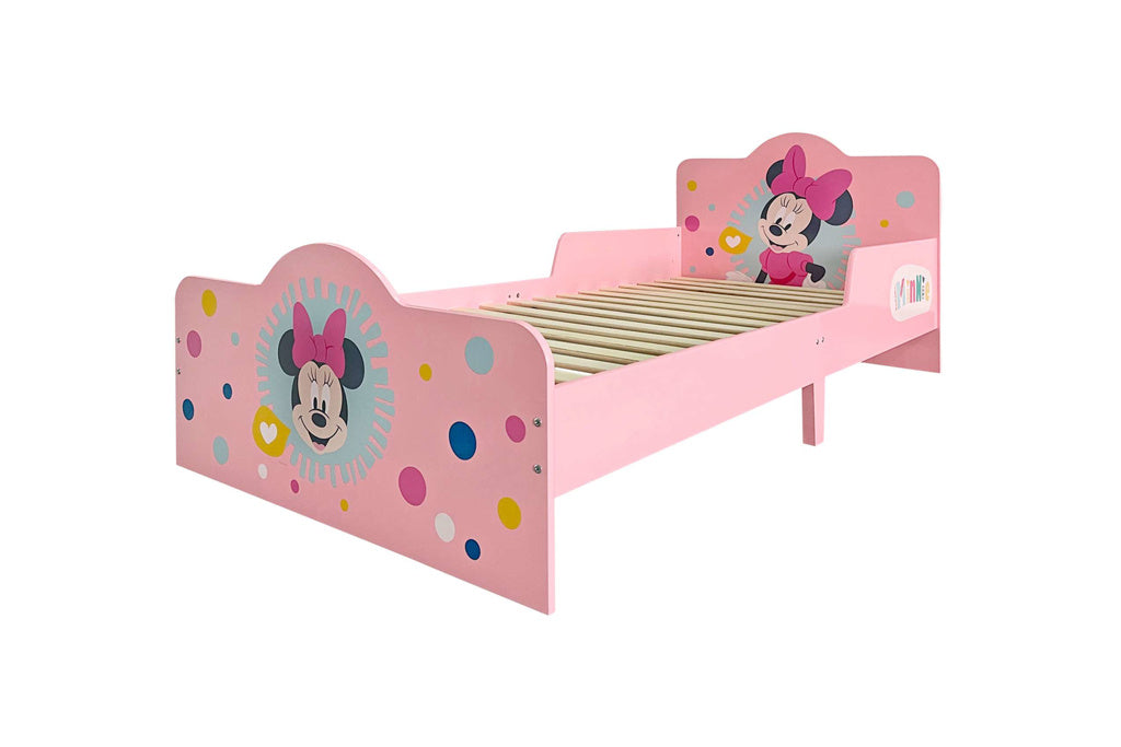 DISNEY MINNIE MOUSE BED - PINK SINGLE BED FOR GIRLS