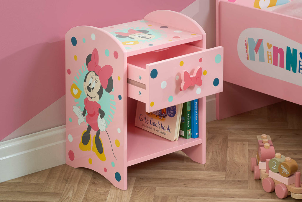 DISNEY MINNIE MOUSE BEDSIDE TABLE