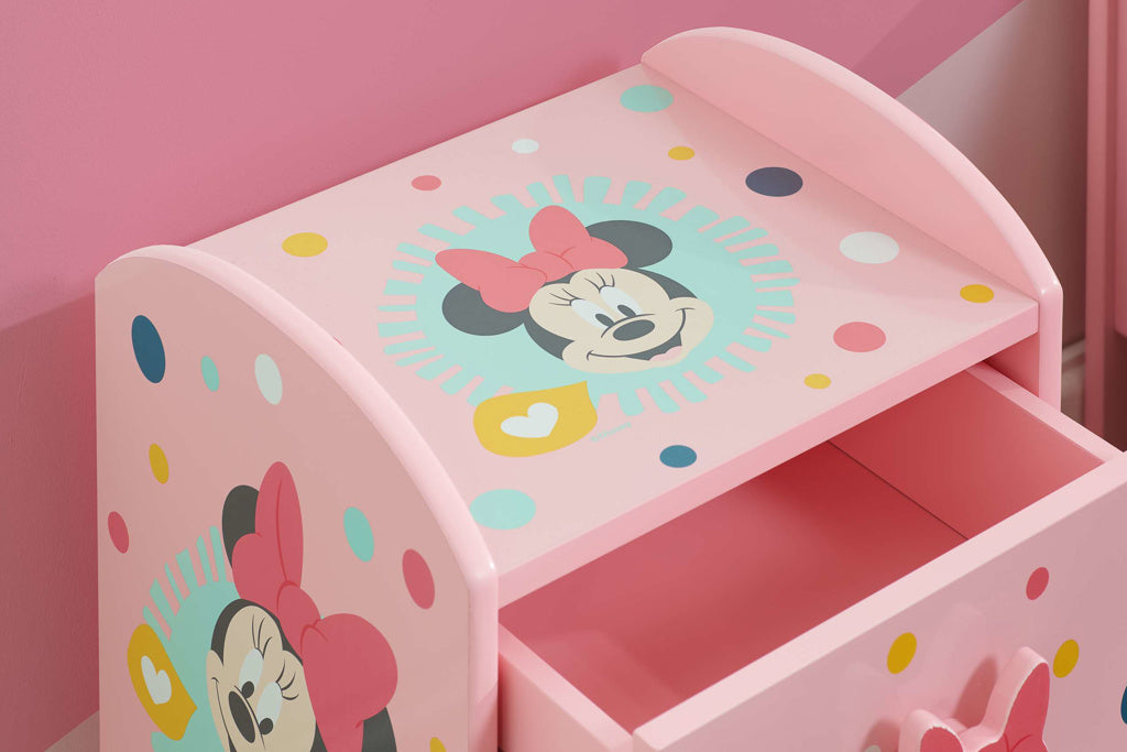 DISNEY MINNIE MOUSE BEDSIDE TABLE