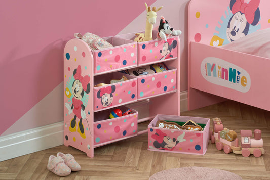 DISNEY MINNIE MOUSE STORAGE UNIT - GIRLS BEDROOM