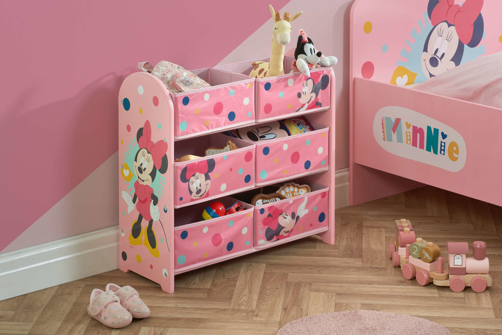 DISNEY MINNIE MOUSE STORAGE UNIT - GIRLS BEDROOM