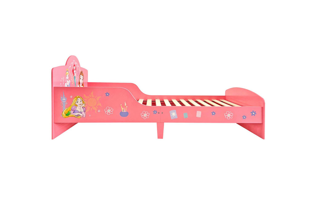 DISNEY THEMED PRINCESS BED - PINK SINGLE BED FOR GIRLS