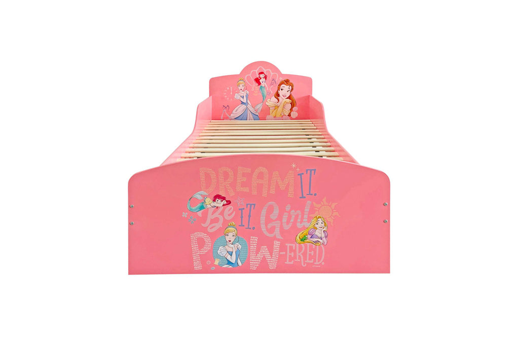 DISNEY THEMED PRINCESS BED - PINK SINGLE BED FOR GIRLS